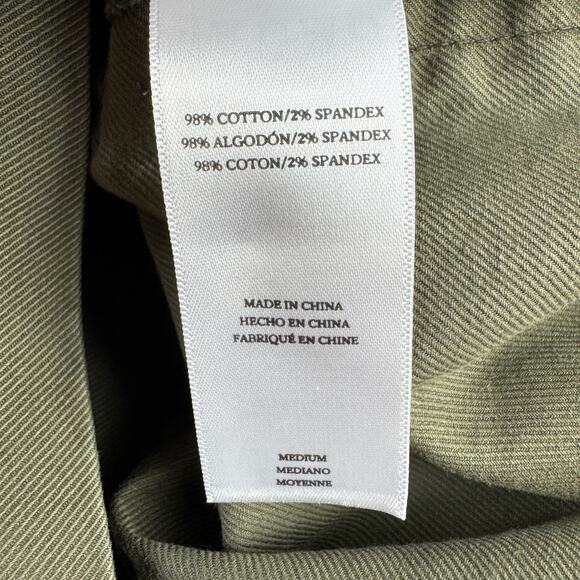 NWT Rails Olive Green Nola Military Utility Skirt Cotton Canvas Belt Size Medium - Picture 13 of 16